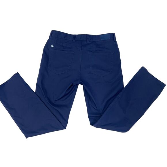 Peter Millar Navy Blue Pants 32/34 eb66 Performance Five-Pocket Pant - Picture 2 of 12